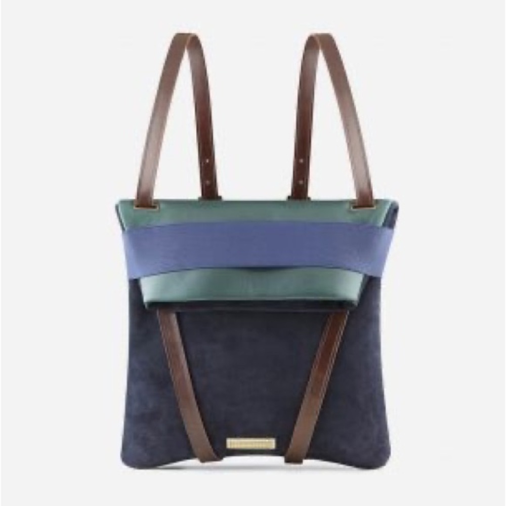 Maria / Maleta  Black and Green  Women's Backpack Bag